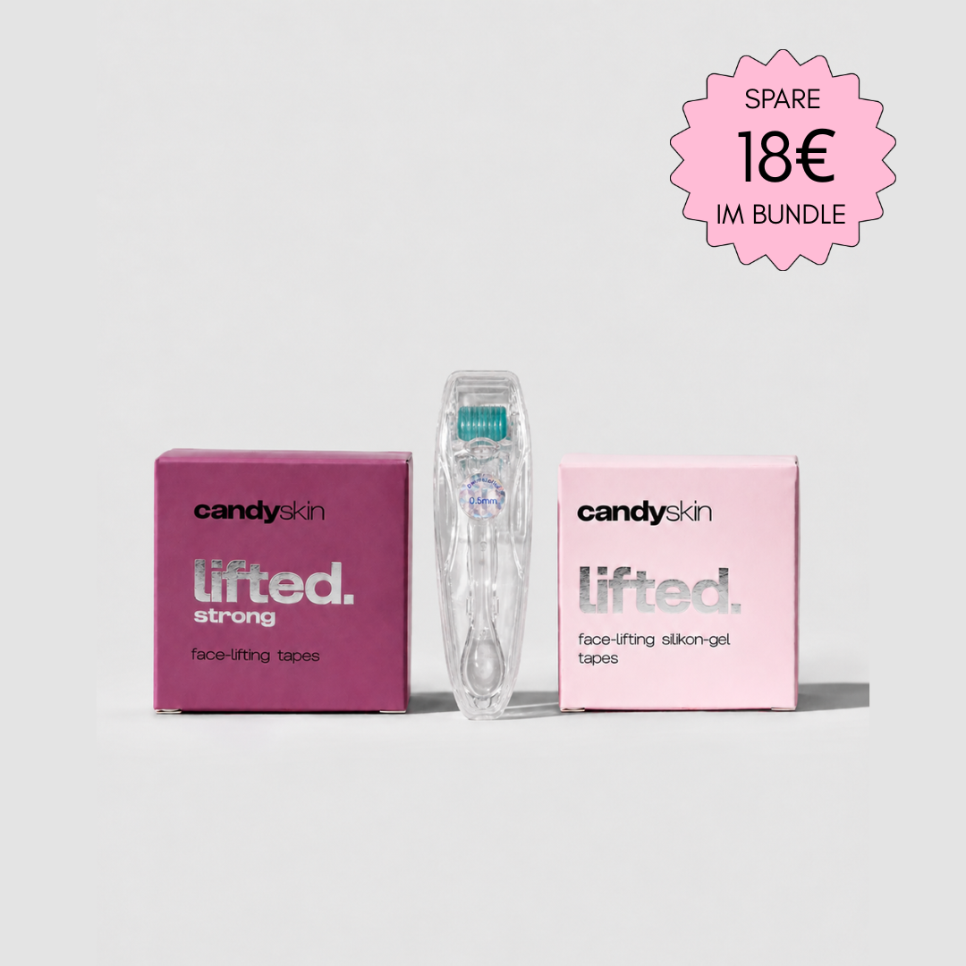 Lifted Strong & Silicon Face Tapes + Dermaroller 0.5 Bundle