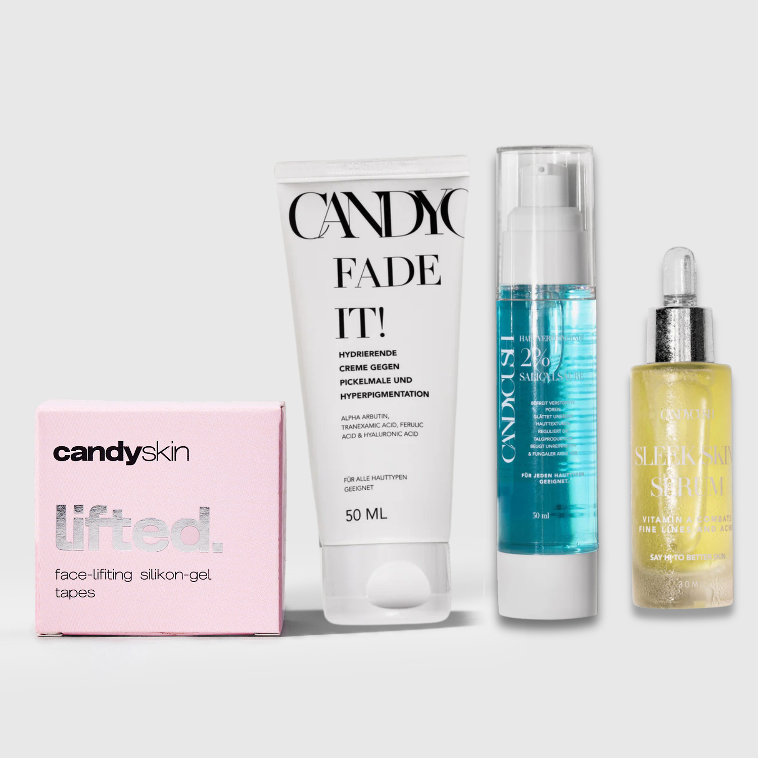 Face Tape, Salicylsäure, Fade it & Sleek Skin Bundle