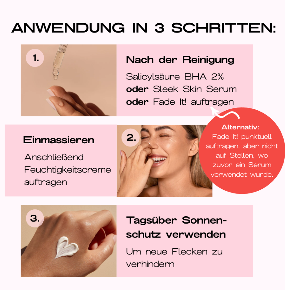 Salicylsäure, Fade It & Sleek Skin Bundle