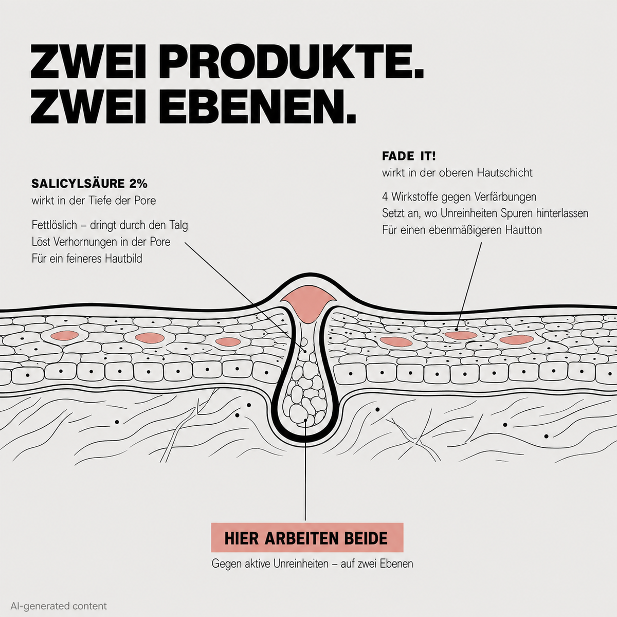 Flawless Skin! 2-Phasen System bei Hauttextur & Pickelmale