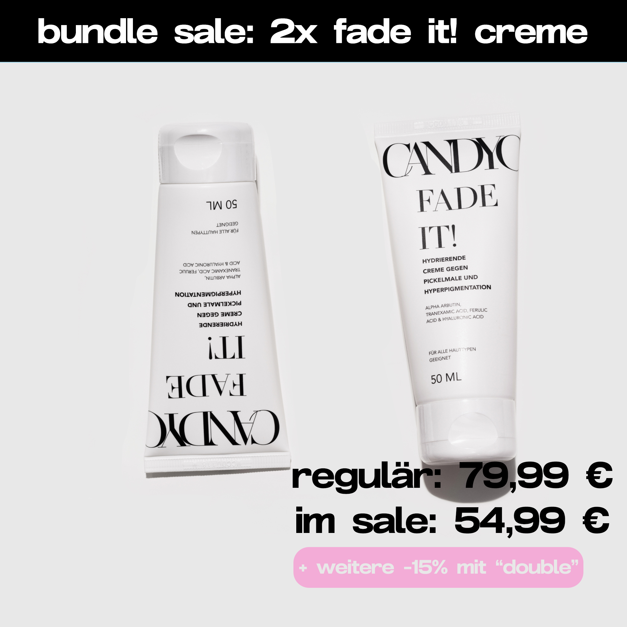 BUNDLE SALE: DOPPEL BUNDLE FADE IT CREME